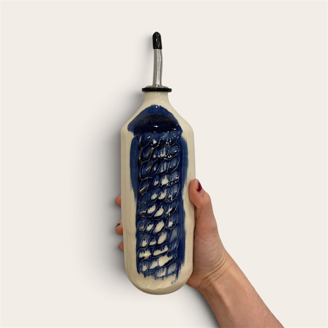 Huilier porcelaine - Bleu