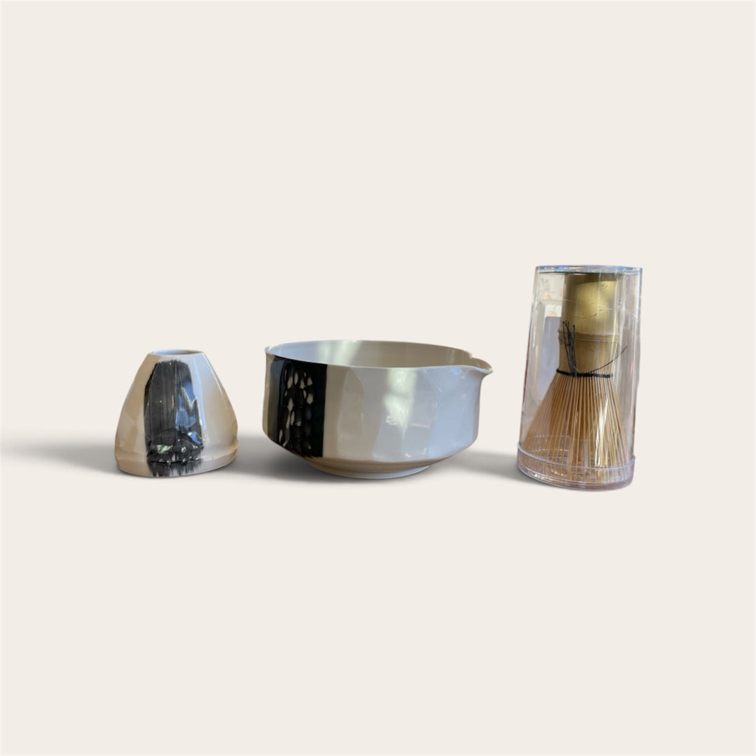 Ensemble pour matcha - Noir