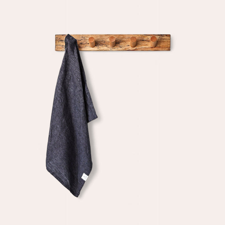 Linen tea towel - Anthracite