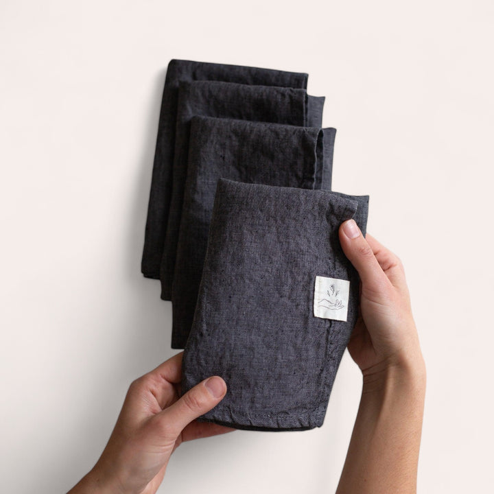 Linen Napkins - Anthracite (set of 2)