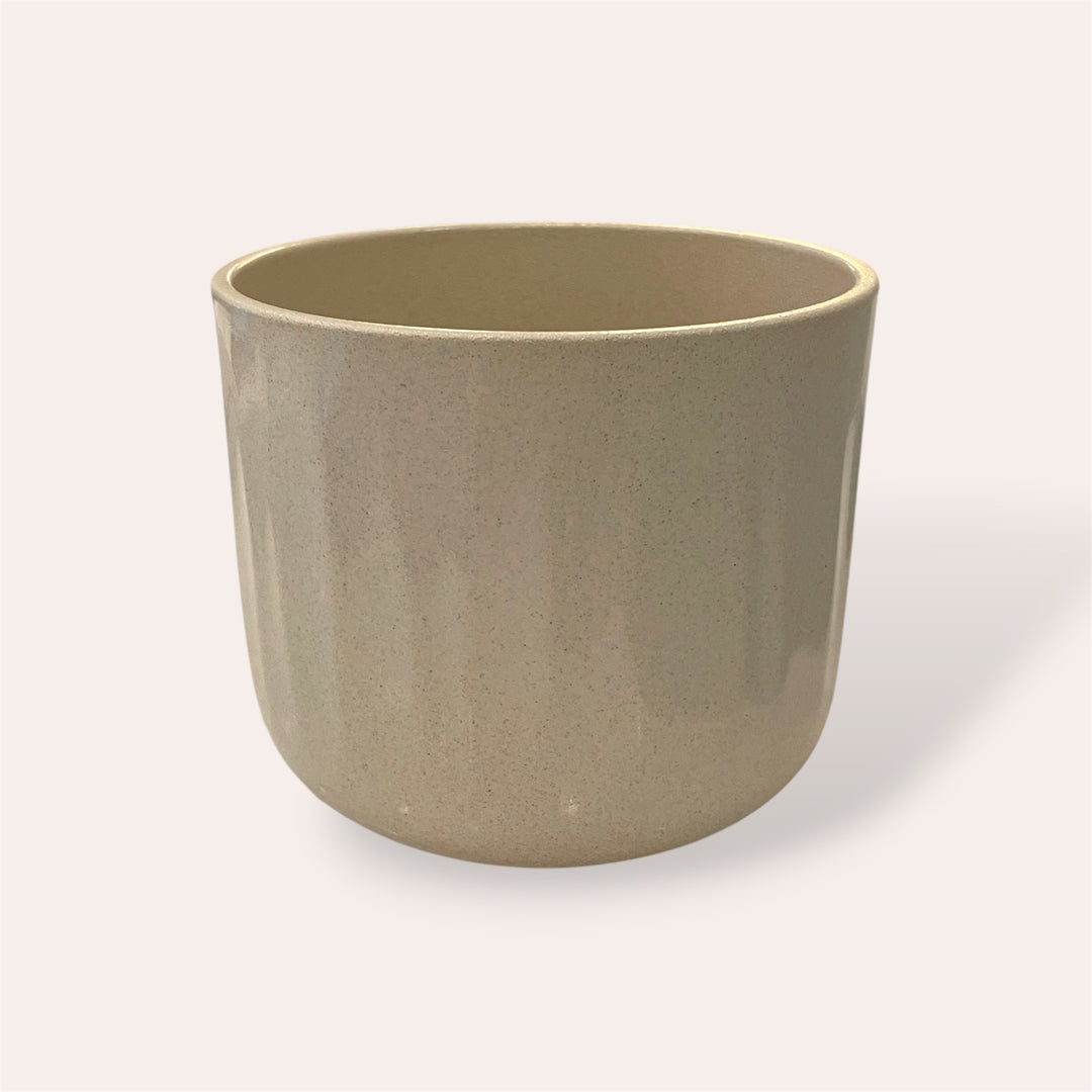 Cache-pot - Bagua - Crème - 13 cm