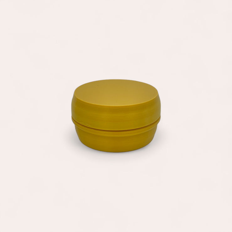 Porte savon de voyage en plastique recyclé - Rond Desert grass