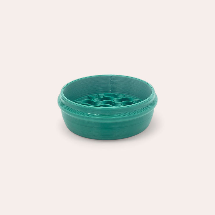 Porte savon de voyage en plastique recyclé - Rond Evergreen