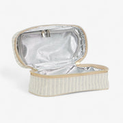 Petite trousse de toilette - Grise et sable