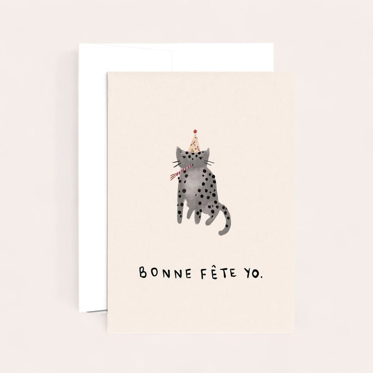 Carte de souhaits - Bonne fête Yo