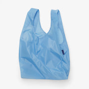 Reusable bag with carrying pouch - Pale blue