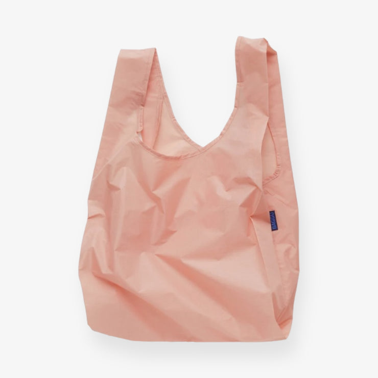 Reusable bag with carrying pouch - Pale pink