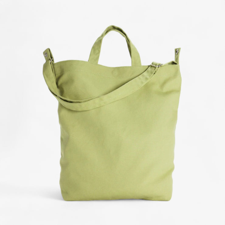 Canvas shoulder bag - Pistachio