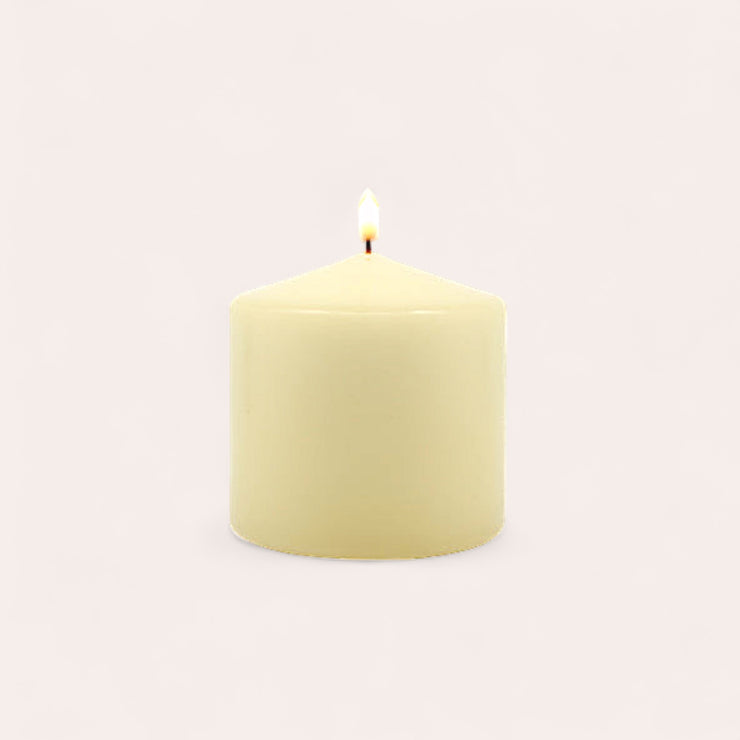 Pillar candle - Ivory - 3" x 3"