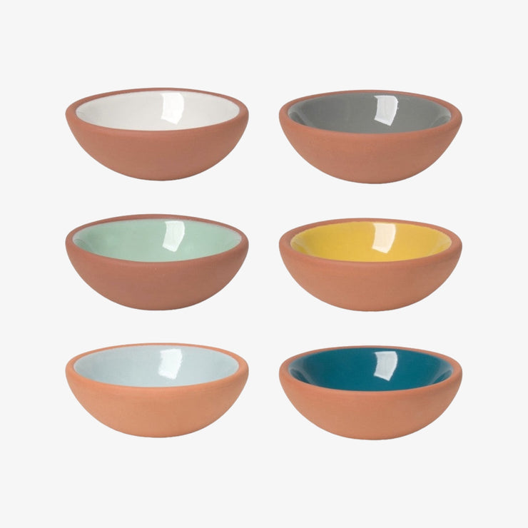 Small terracotta bowls (set of 6)