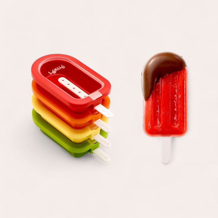 Moules à popsicles en silicone (ensemble de 4)