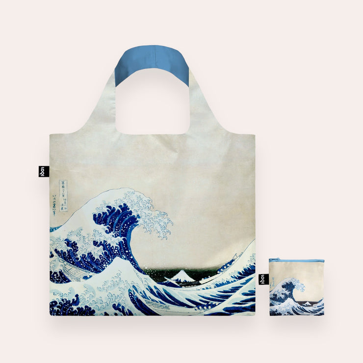 Sac réutilisable avec attache à bouton pression - Katsushika Hokusai - The Great Wave