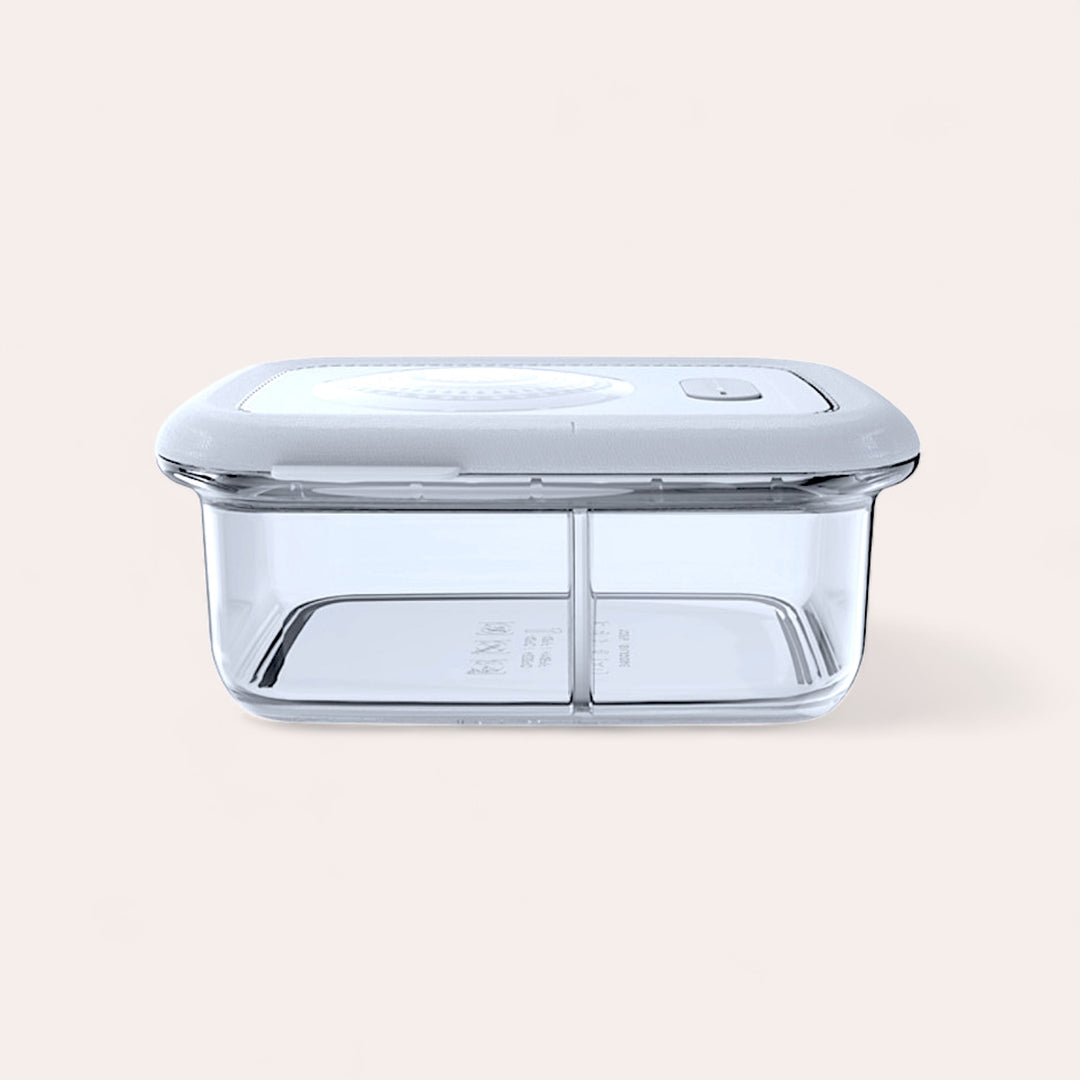 Silicone food container with divider - 900 ml