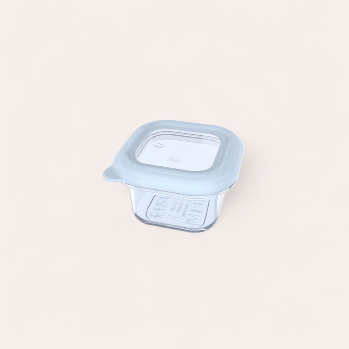 Silicone container for sauce and snack