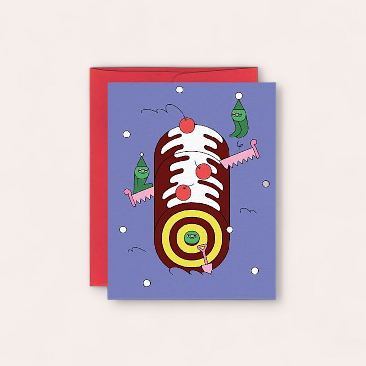 Greeting card - Log