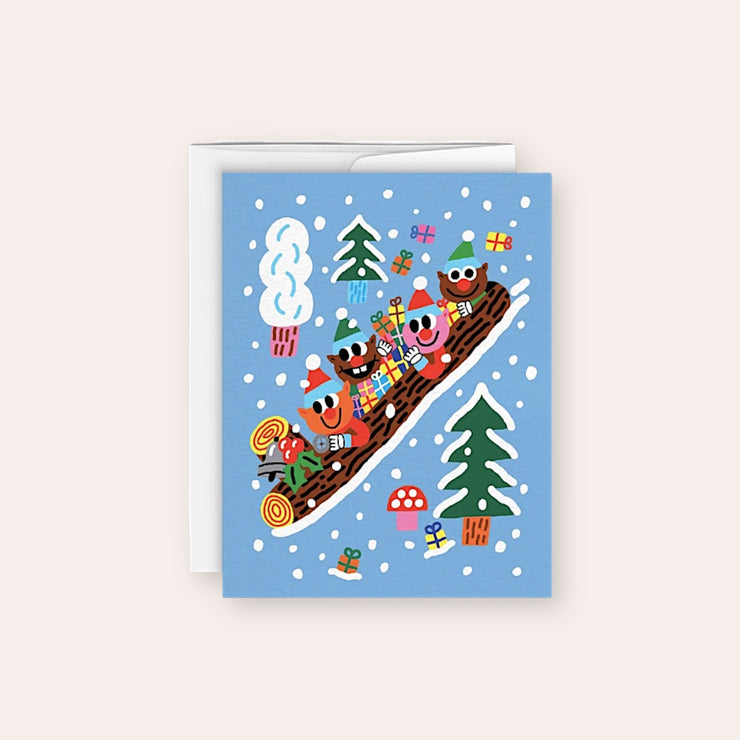 Greeting card - Elves 