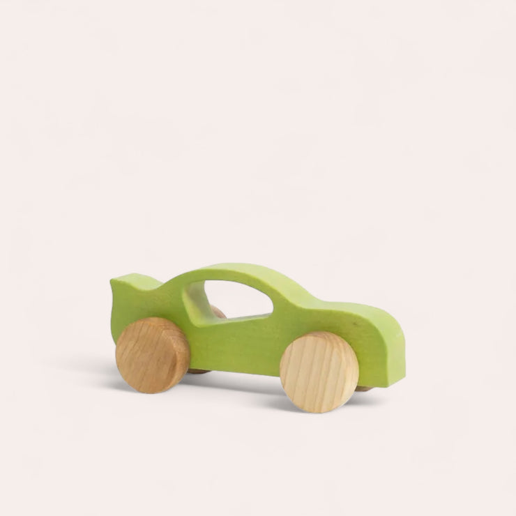 Voiture en bois - Vert