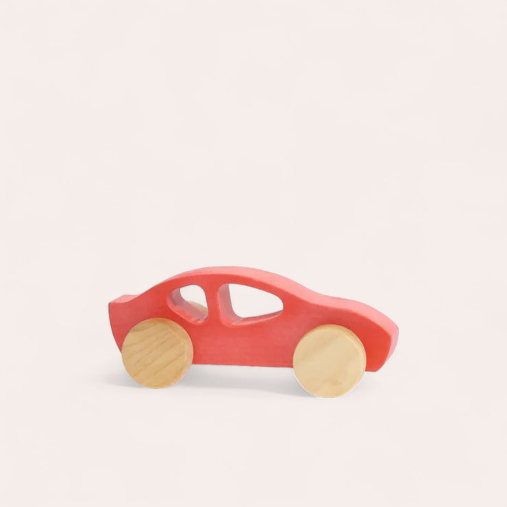 Voiture en bois - Rouge