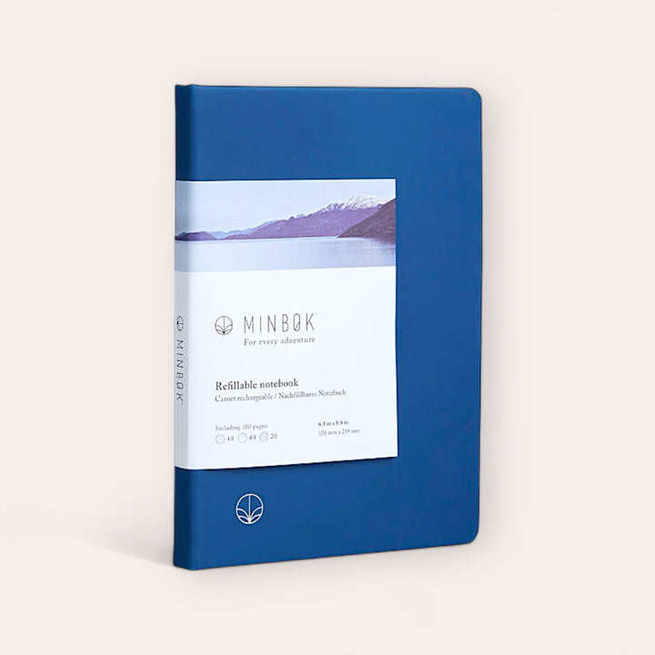 Refillable notebook - Blue