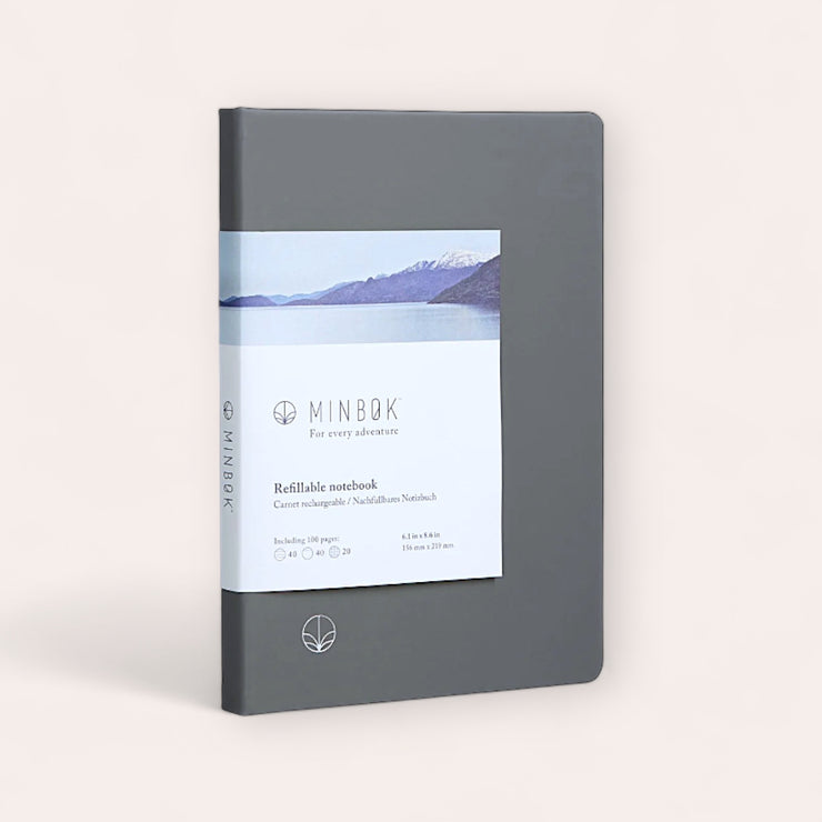 Refillable notebook - Gray