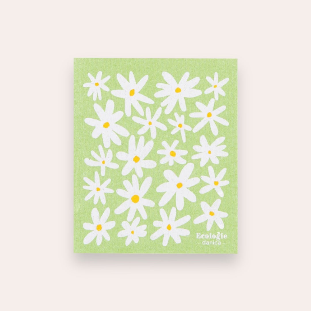 Reusable Paper Towels - Daisies