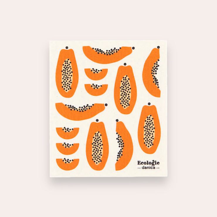 Reusable paper towel - Papayas