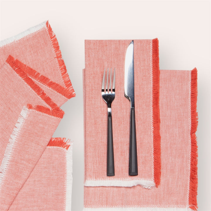 Napkins (set of 4) - Heirloom Red