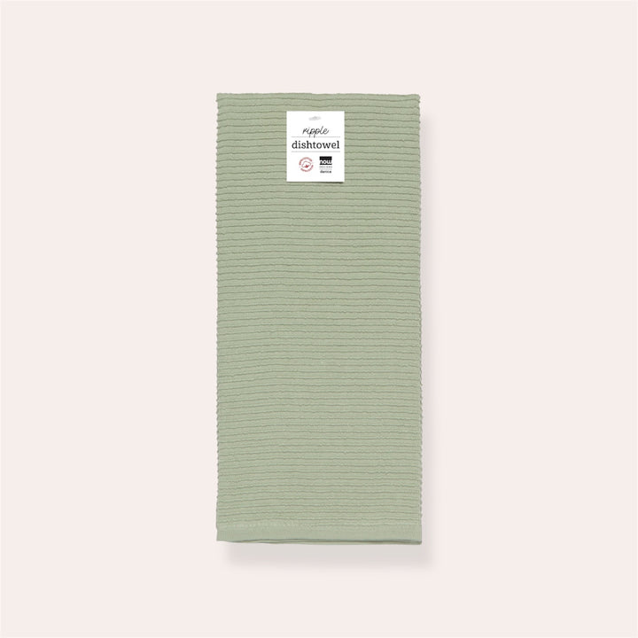 Linge à vaisselle - Ripple Vert Sauge