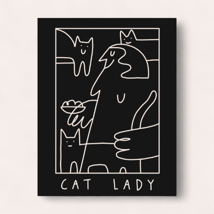 Poster - Cat lady