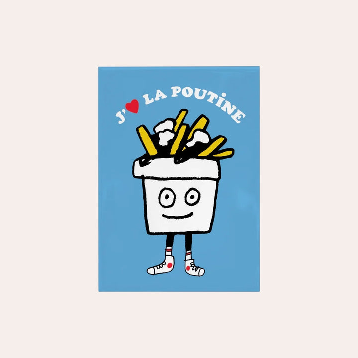 Aimant - J'aime la poutine