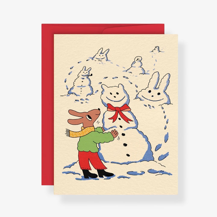 Carte de souhaits - Joie d'Hiver