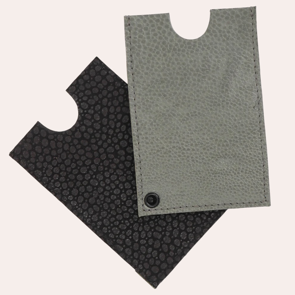 Porte-cartes - Vert et lichen