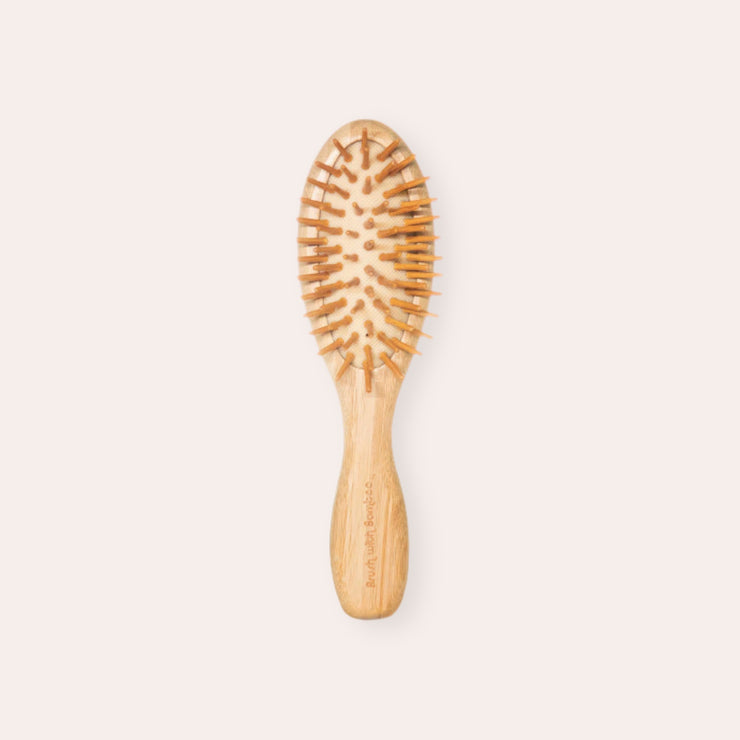 Brosse à cheveux en bambou - Mini