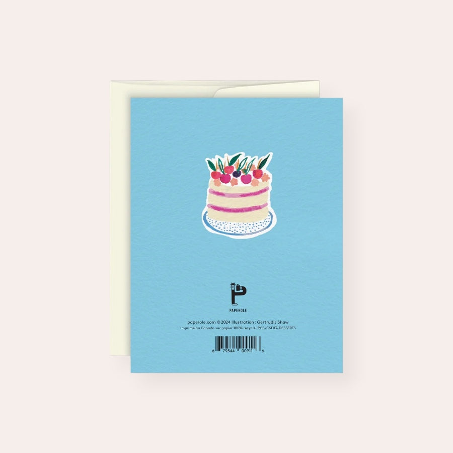Greeting card - Desserts