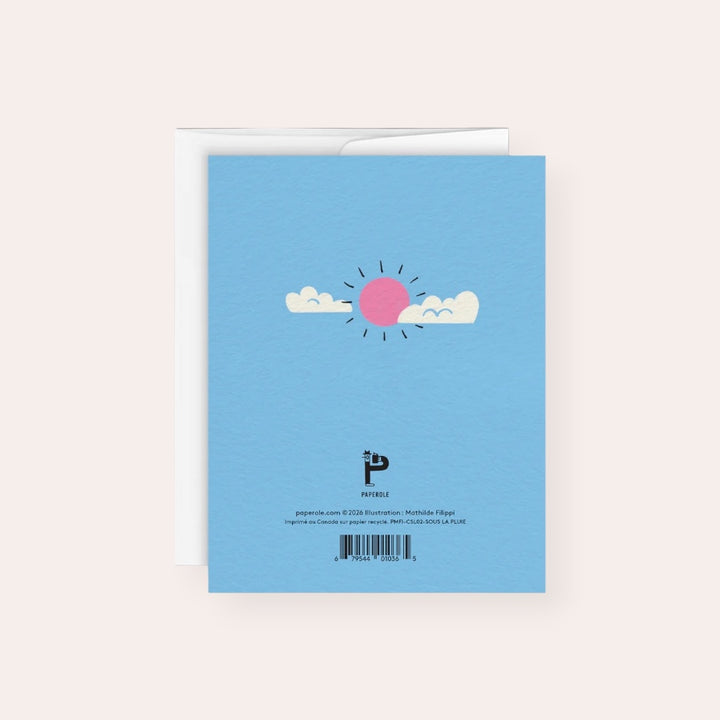 Greeting card - In the rain