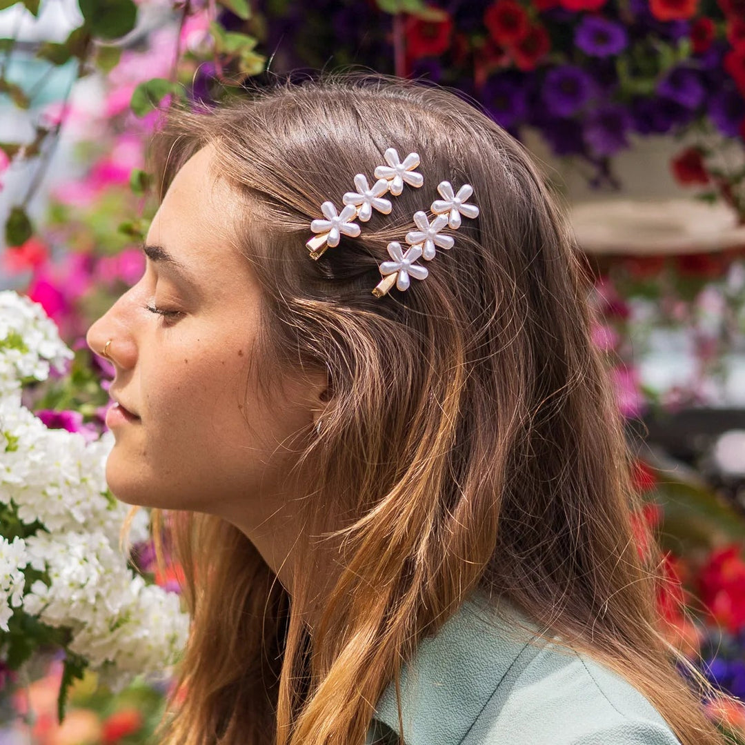 Duo de barrettes marguerites