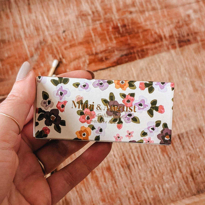 Boîte d'allumettes - Floral - 30 bâtonnets