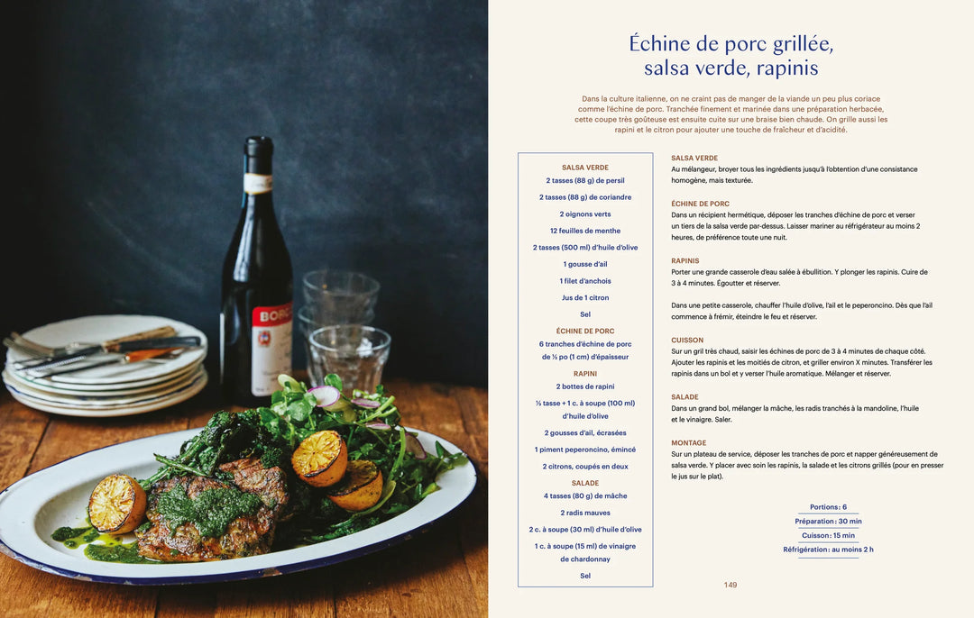 Moccione - Histoire et recettes de notre petit resto italien