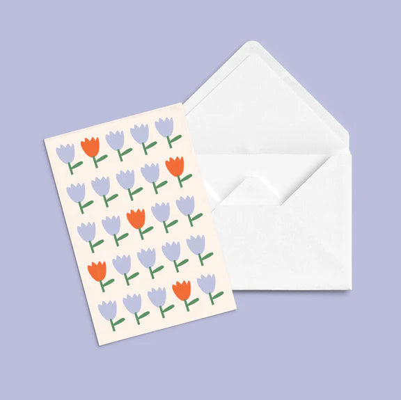 Greeting card - Say it with flowers