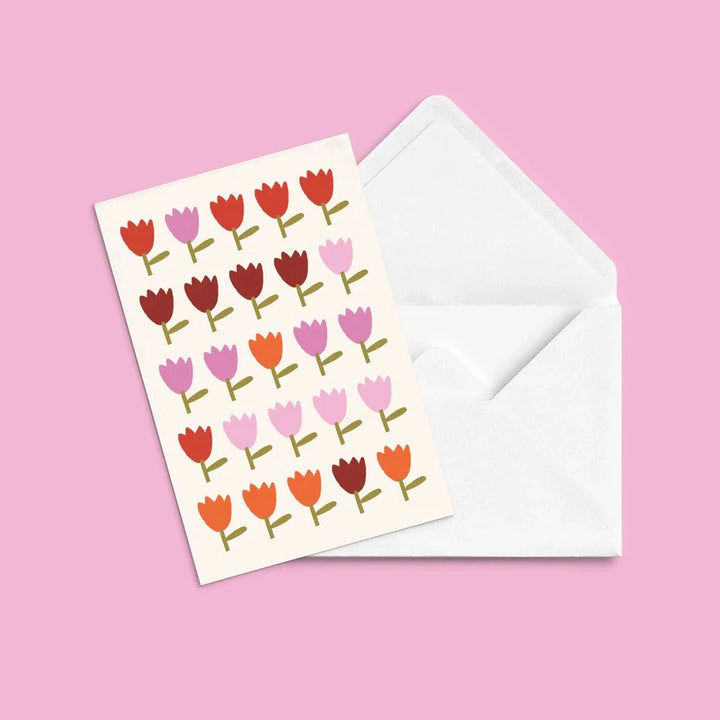 Greeting card - Say it with flowers
