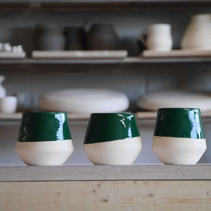 Ceramic tumbler - Fir green