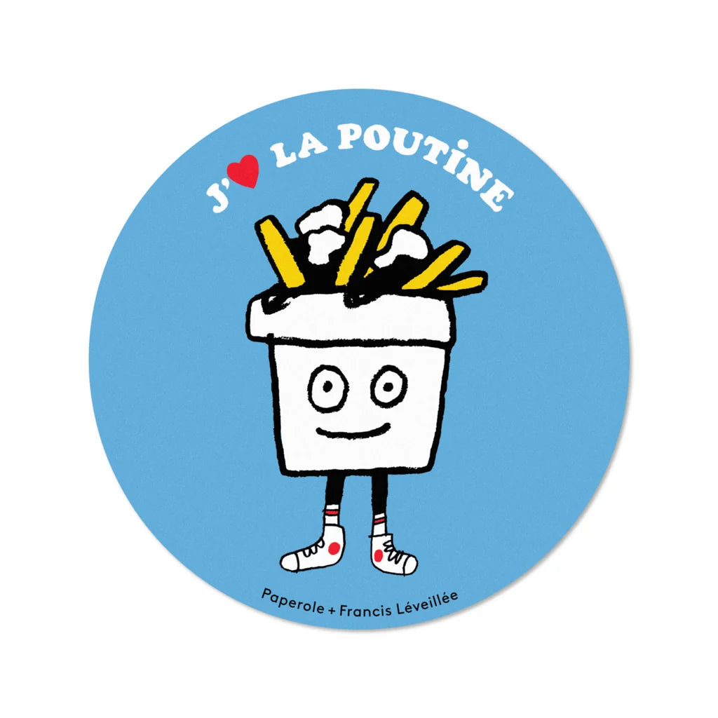 Autocollant - Poutine