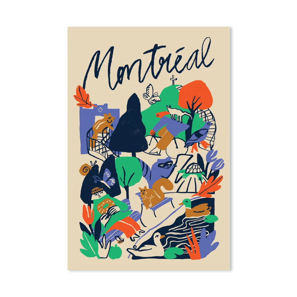 Carte postale -  Balade à Montréal