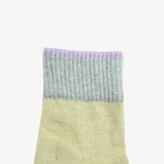 Chaussettes Pima - taille cheville - beige, gris et lilas (2 paires)
