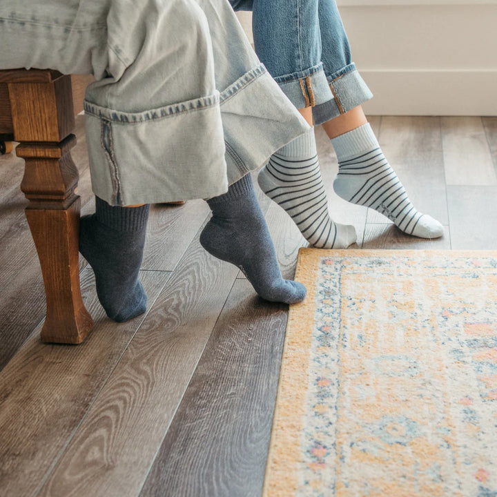 Chaussettes Pima - Brooklyn Blue (2 paires)