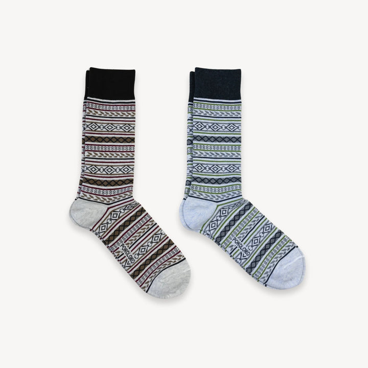 Chaussettes Pima - Scandinave (ensemble de 2)
