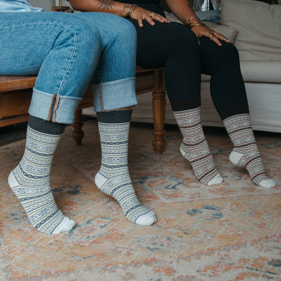 Chaussettes Pima - Scandinave (ensemble de 2)
