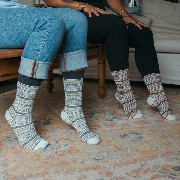 Chaussettes Pima - Scandinave (ensemble de 2)