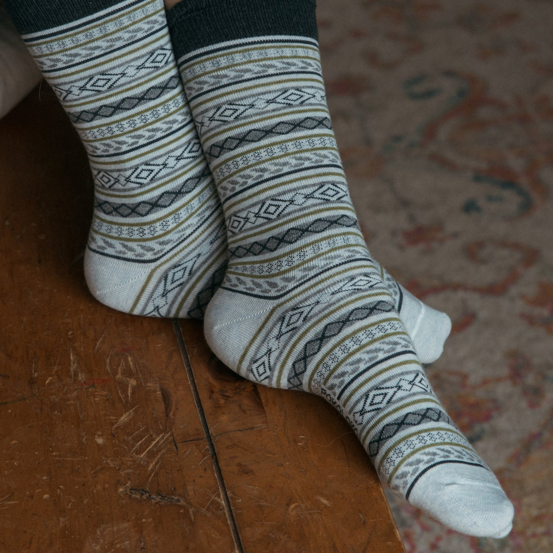 Chaussettes Pima - Scandinave (ensemble de 2)