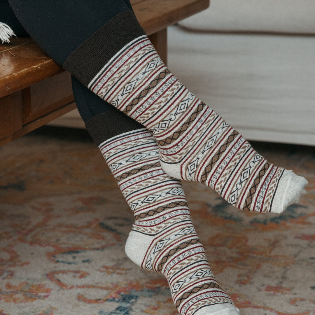 Chaussettes Pima - Scandinave (ensemble de 2)